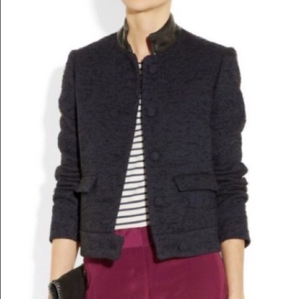 Maje Reaumur Wool Coat Jacket